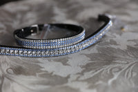Equiture Clear and light sapphire browband