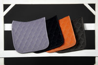 Eskadron Soft Peach Velvet crystal saddlepad