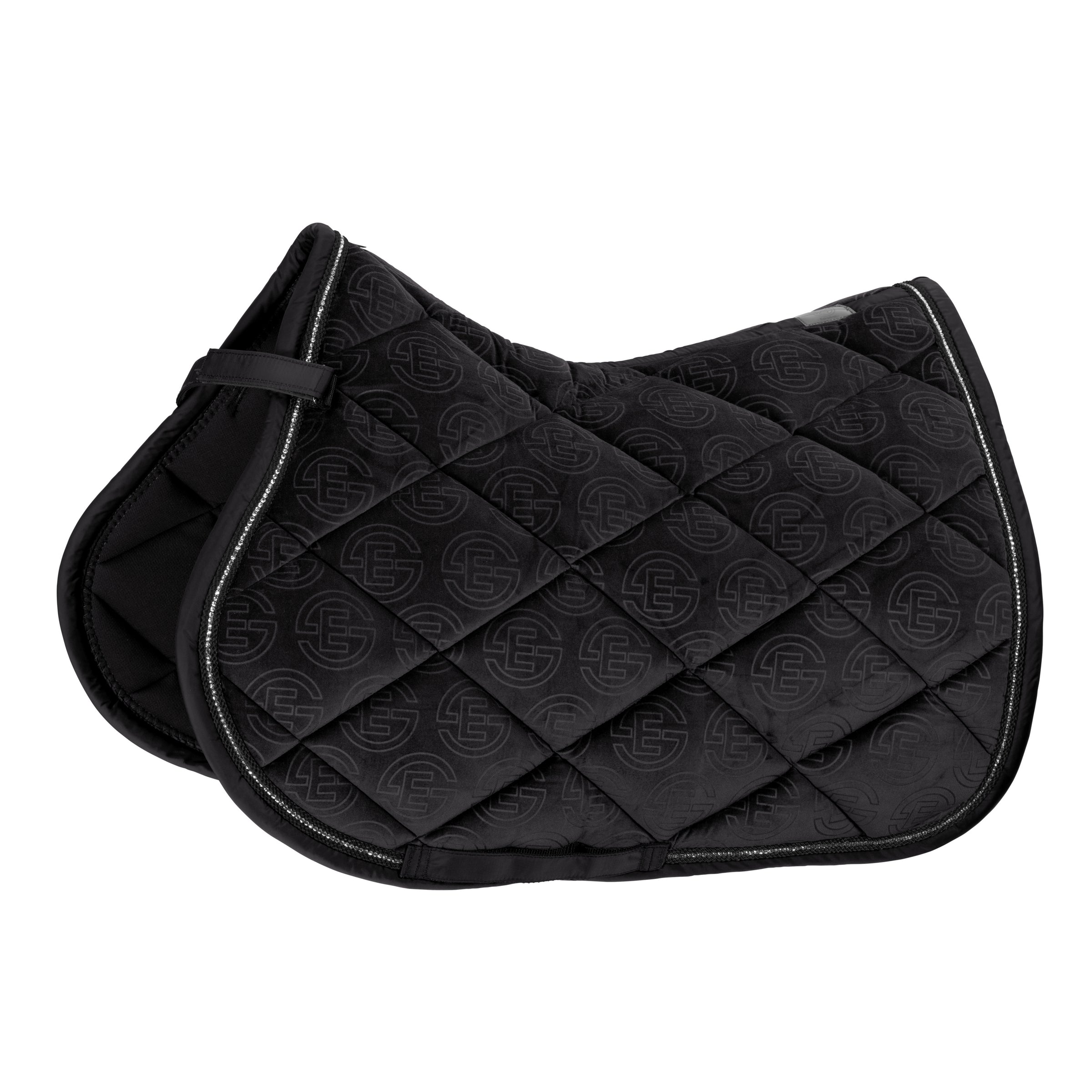 Eskadron Reflex Deep grey velvet crystal saddlepad