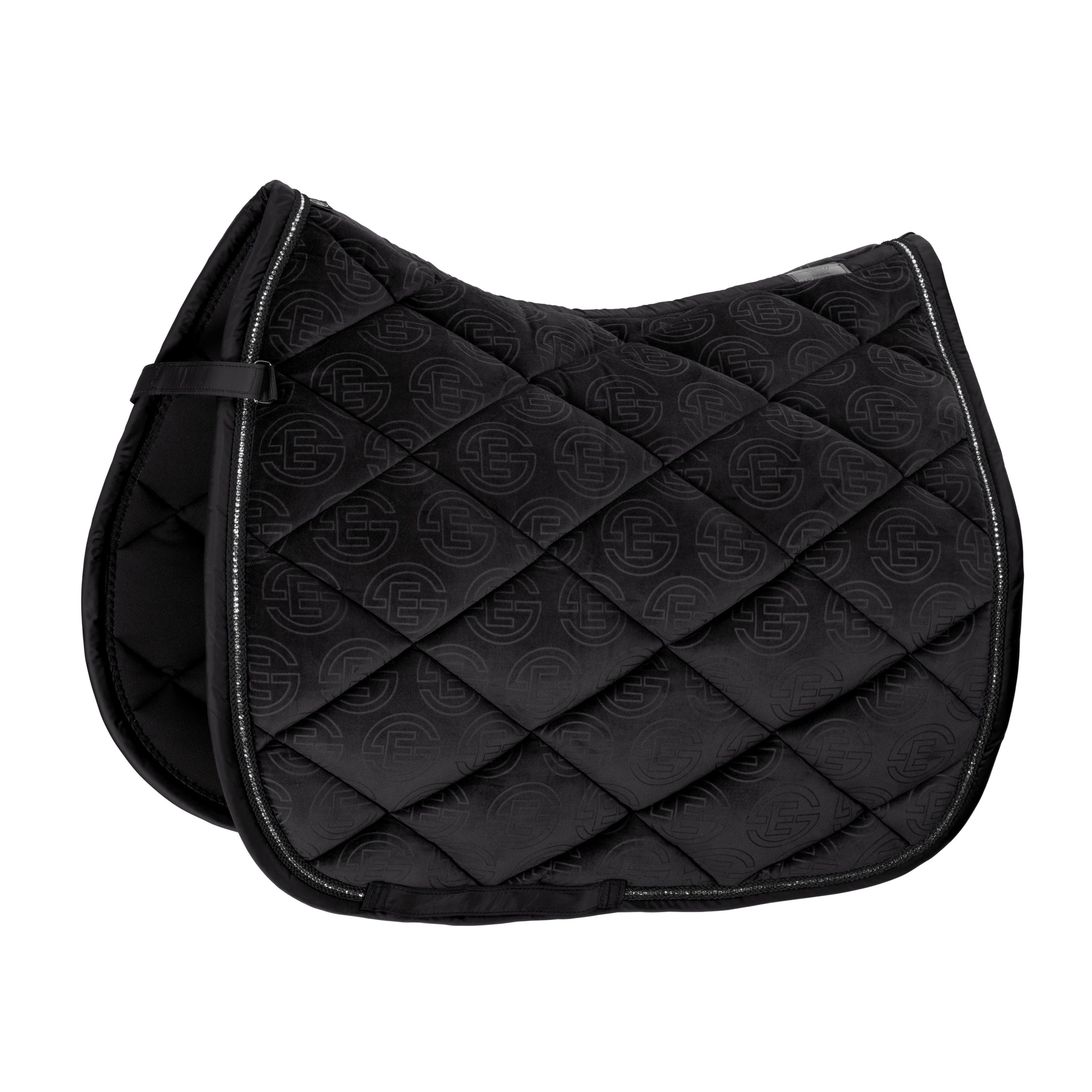 Eskadron Reflex Deep grey velvet crystal saddlepad