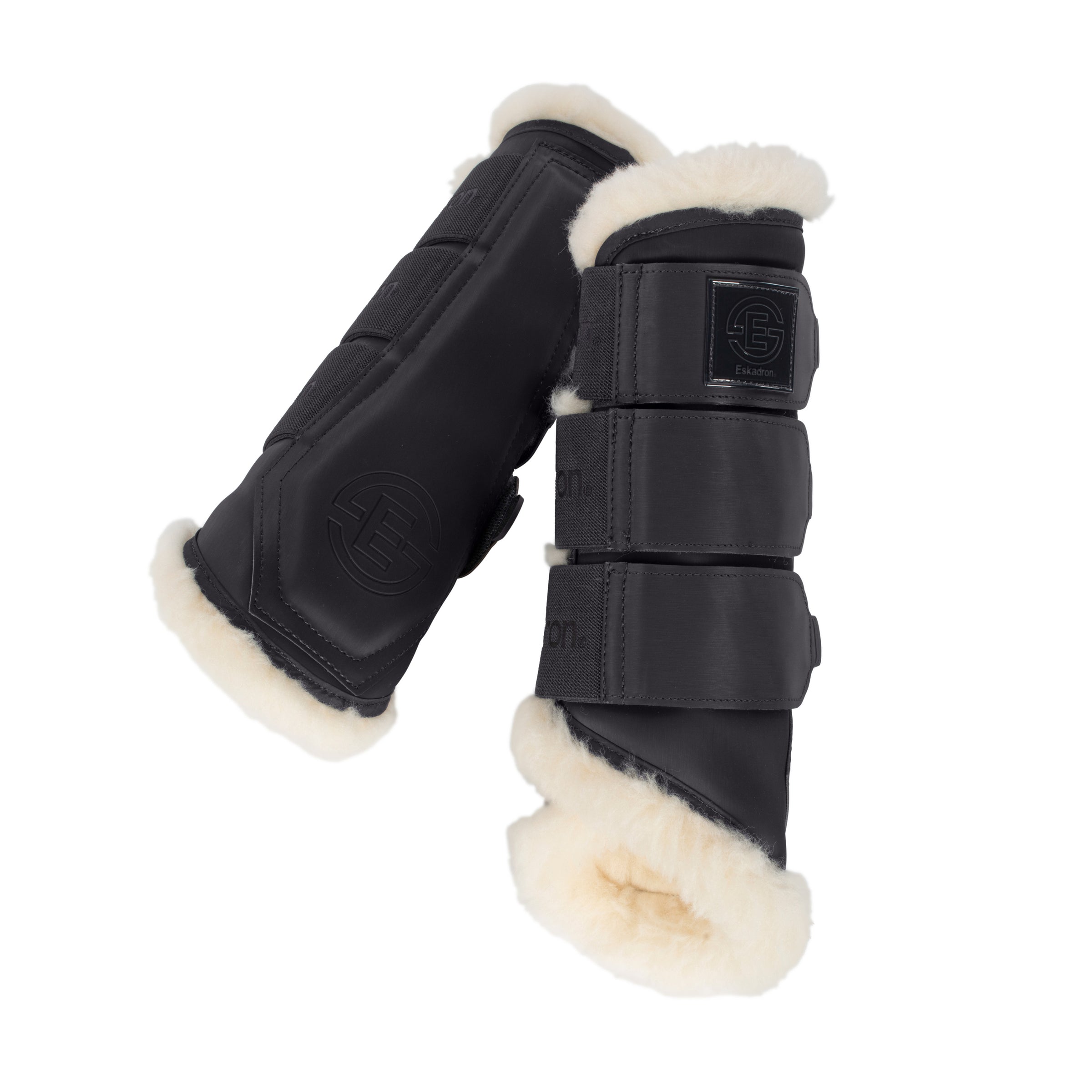 Eskadron Reflex deep grey soft slate evo-wool brushing boots- 2 large left