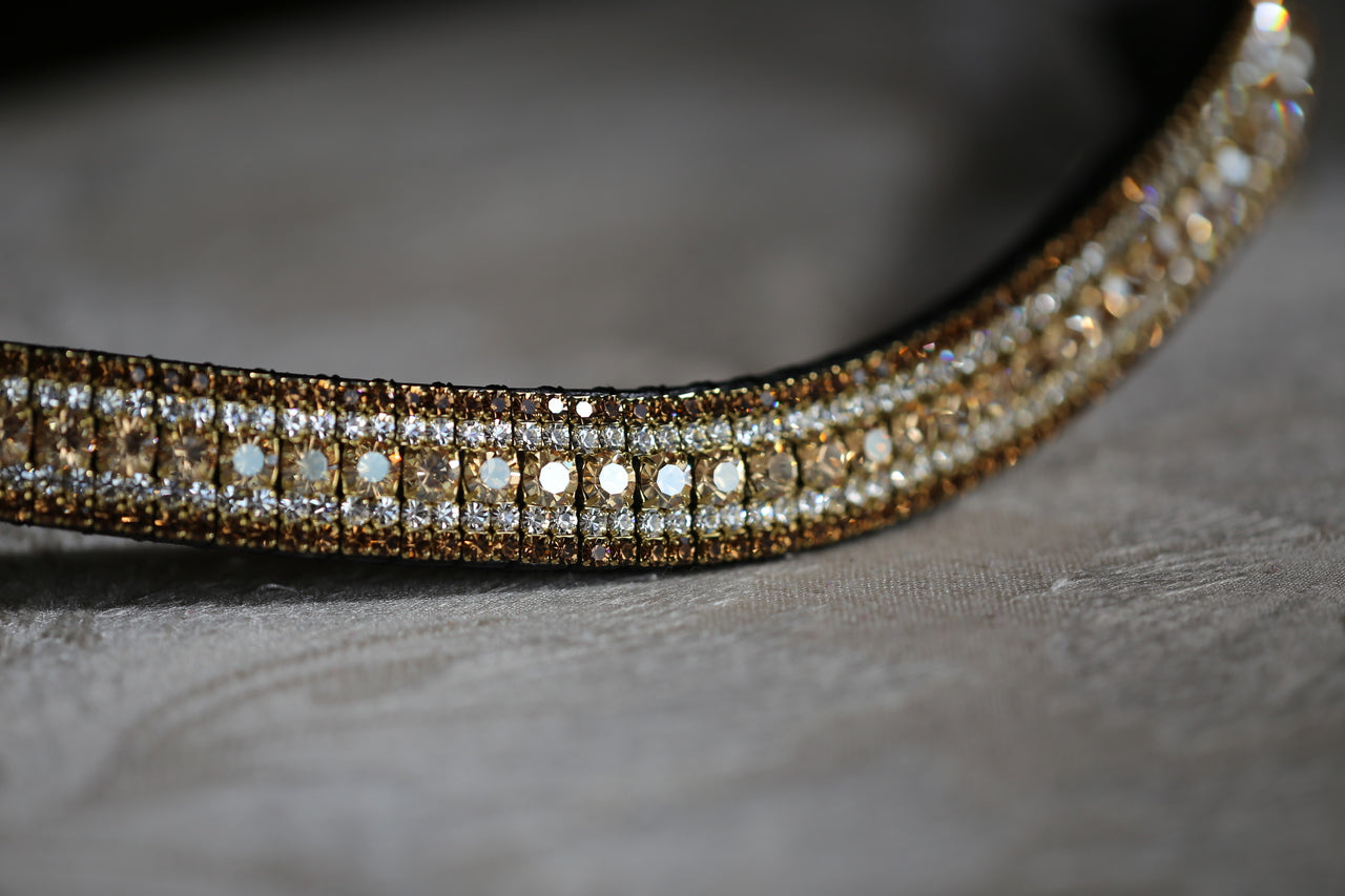 Equiture Custom megabling curve browband