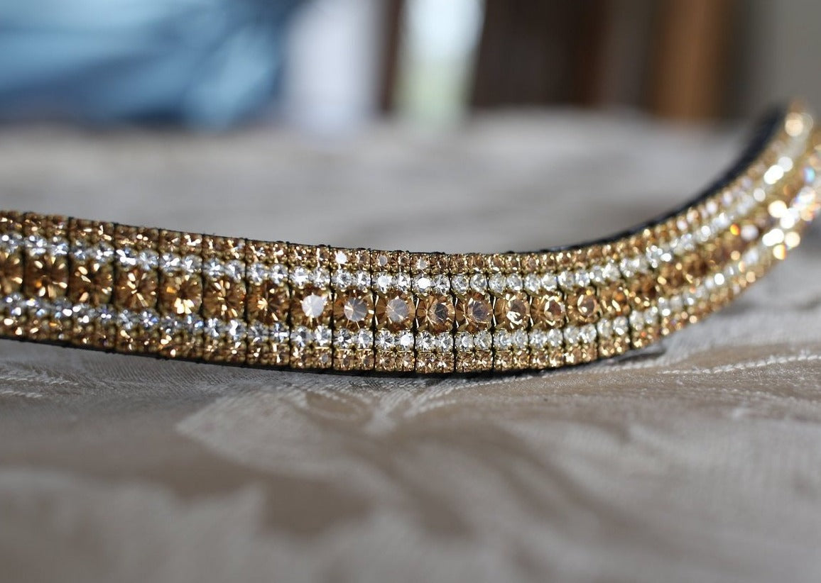 Gold and Bronze browbands
