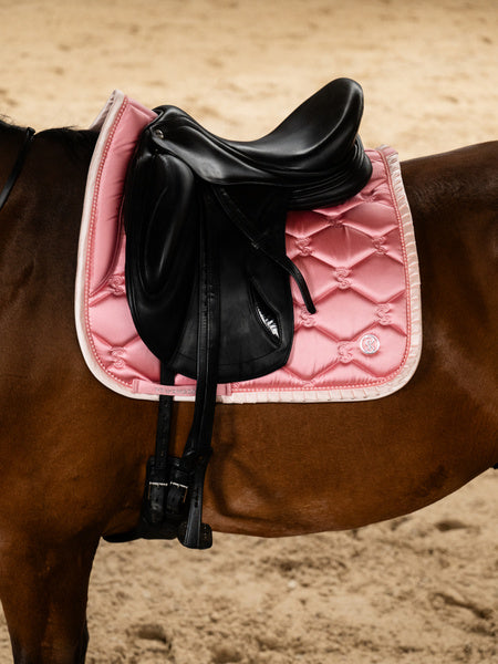 PS of Sweden ruffle Vintage pink  dressage saddlepad