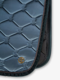 PS of Sweden ruffle Shadow blue  dressage saddlepad