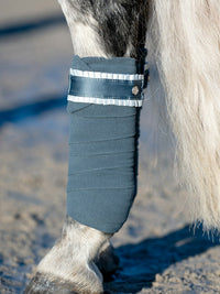 PS of Sweden Storm Blue ruffle fleece bandages