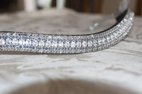 Equiture Clear, Nightfall and black diamond megabling curve browband
