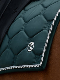 PS of Sweden Midnight green Signature Dressage saddlepad