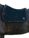 PS of Sweden Black Velvet monogram Dressage saddlepad