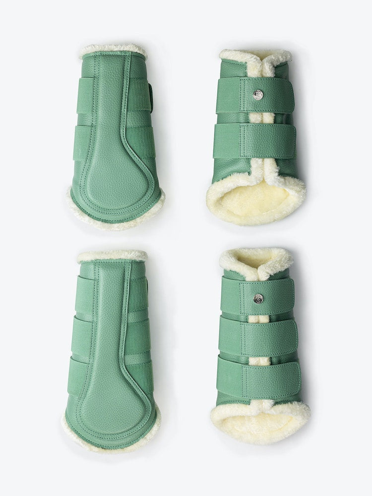 PS of Sweden Sage faux fur brushing boots (set of 4)