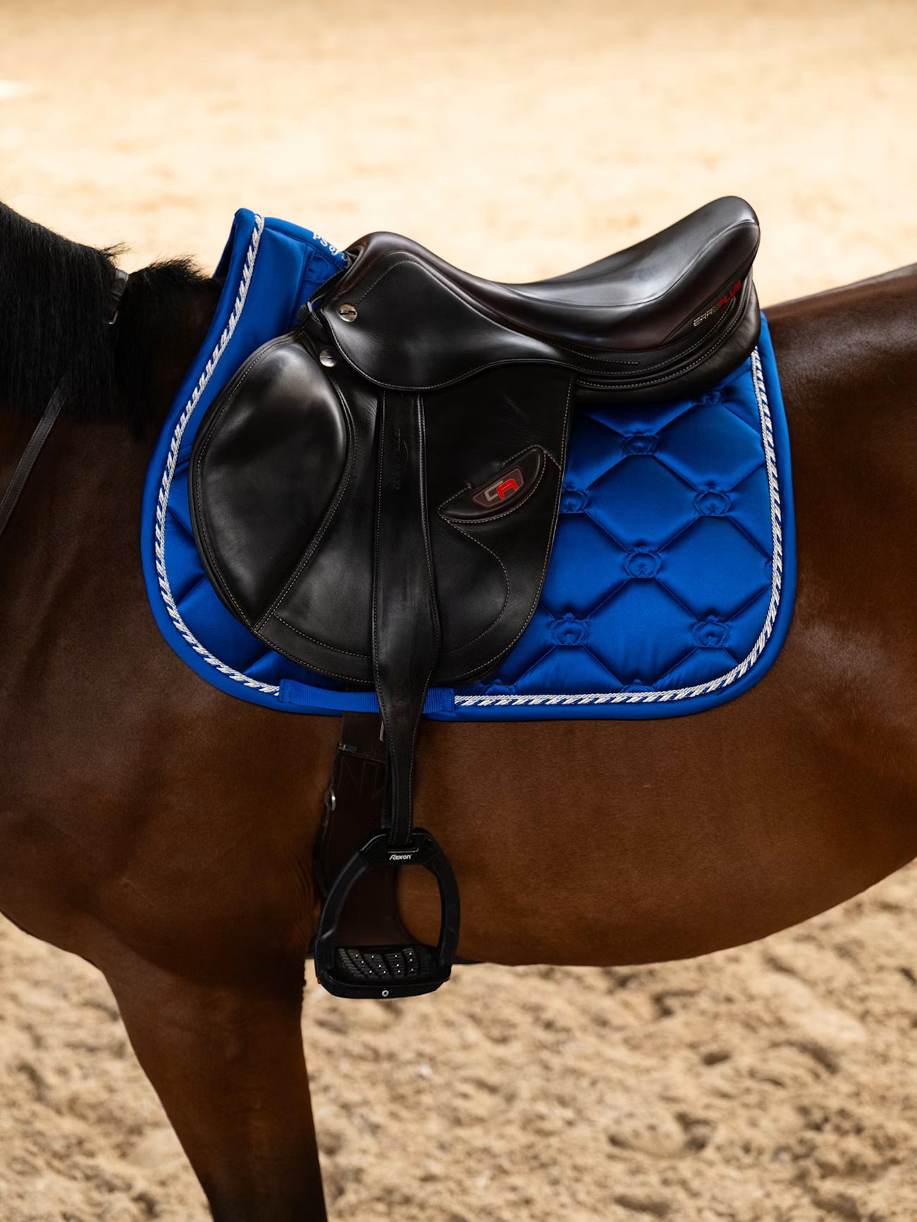 PS of Sweden Monogram Sapphire crush jump saddlepad
