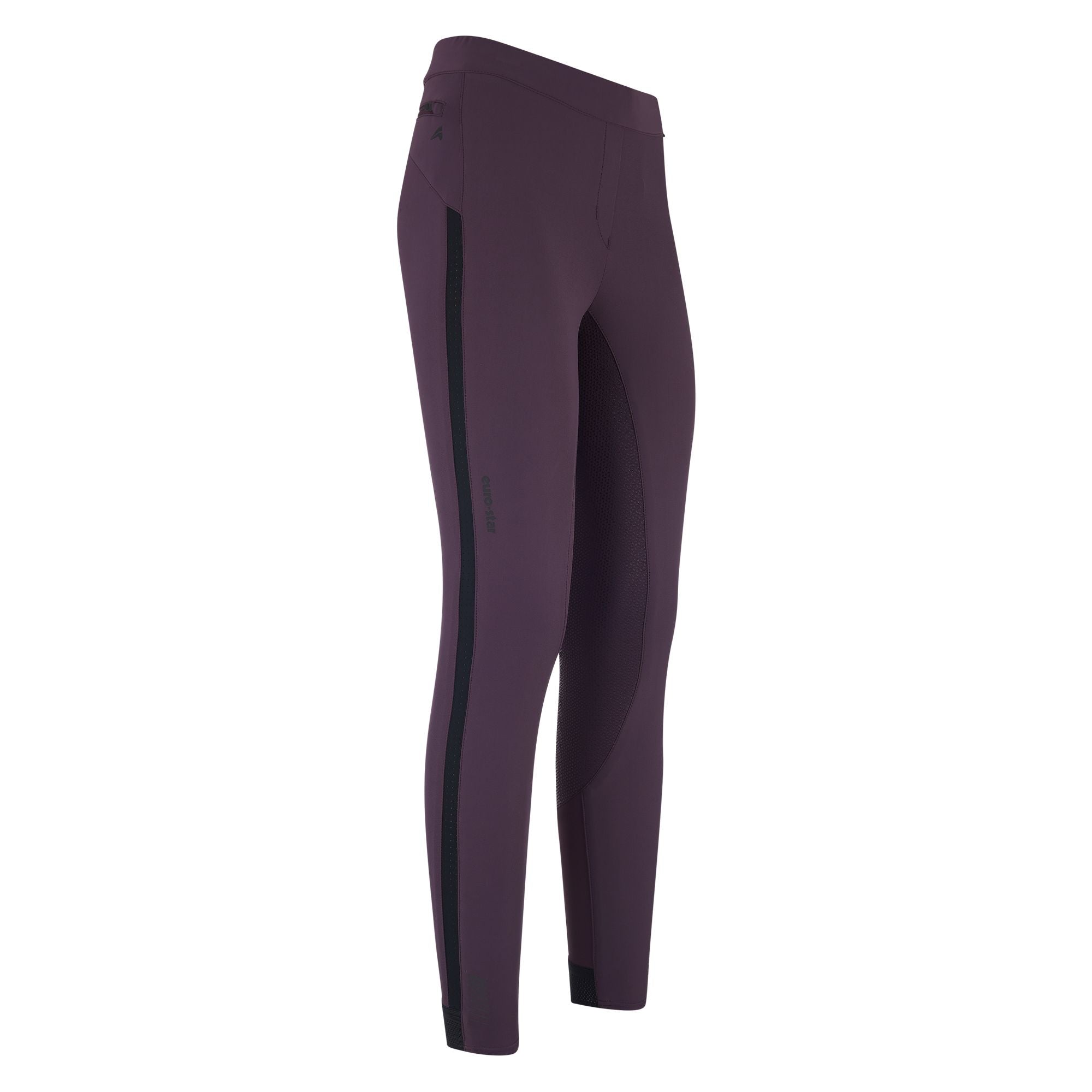 Euro-star Ebony full grip premium plum perfect riding leggings