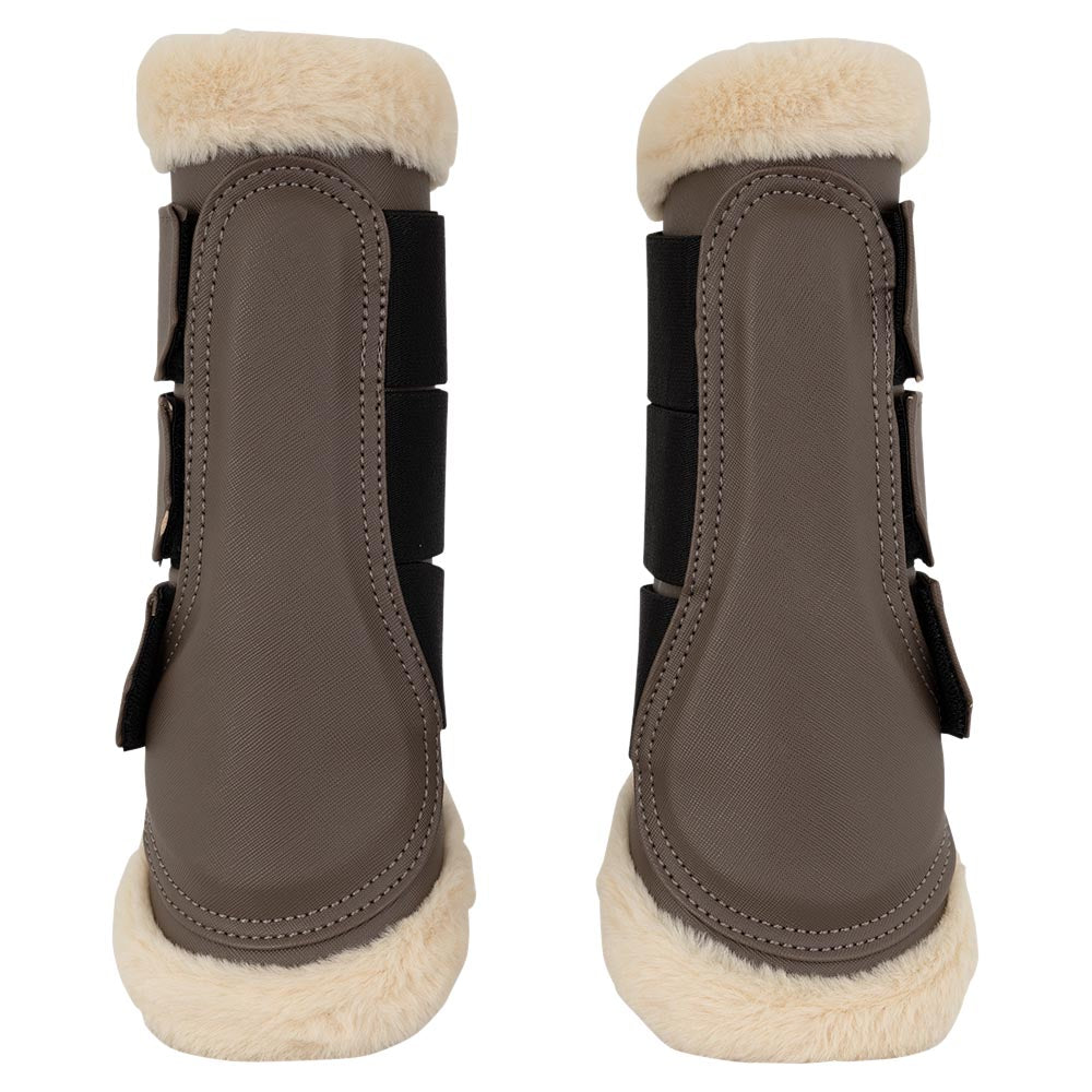 BR Eileen faux fur mesh Falcon boots