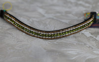 Equiture Olivine, clear and smoked topaz- Full, megabling curve, Havana