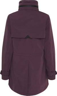 Catago Ladies Plum Roy Waterproof Trench Coat
