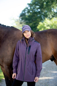 Catago Ladies Plum Roy Waterproof Trench Coat