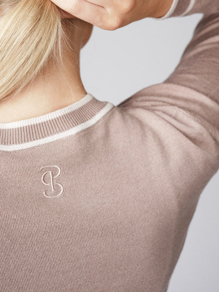 PS of Sweden Silvia knit sweater in moonrock