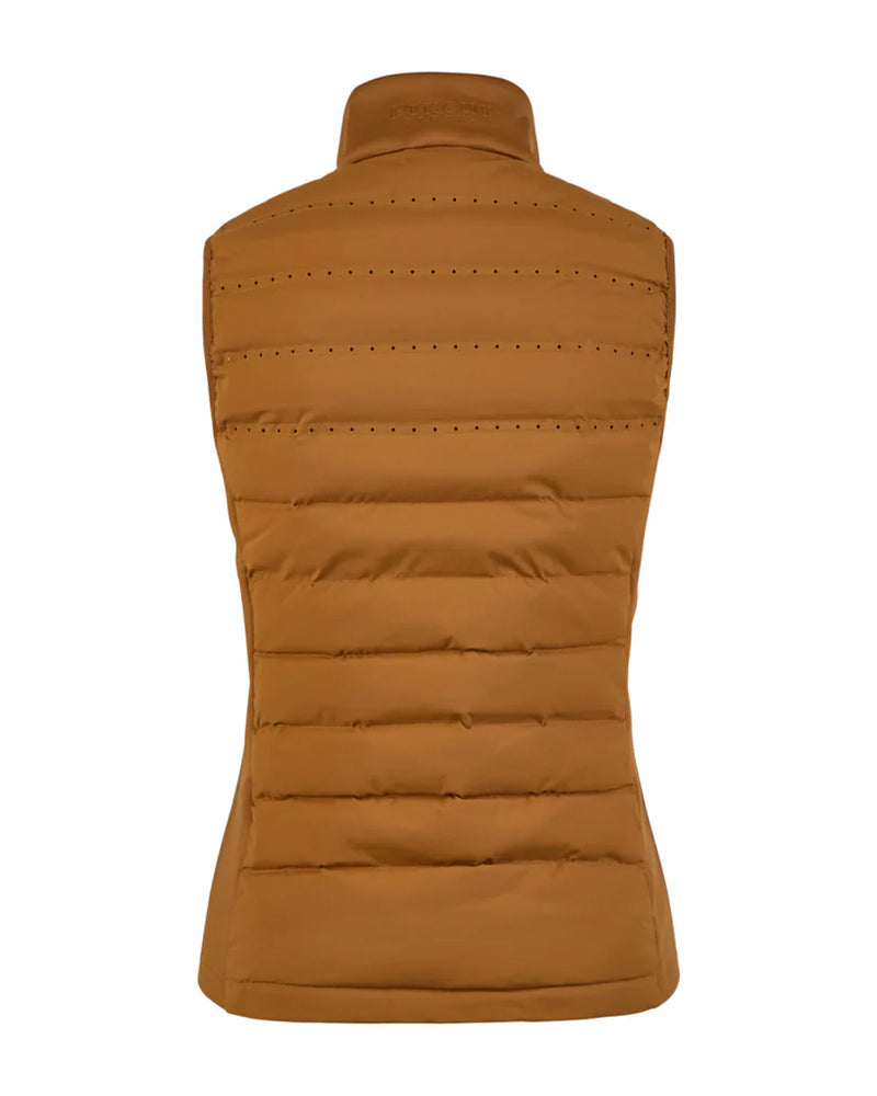 Pikeur hybrid ladies waistcoat in caramel