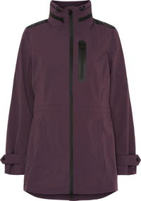 Catago Ladies Plum Roy Waterproof Trench Coat