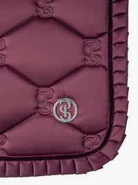 PS of Sweden ruffle Plum dressage saddlepad