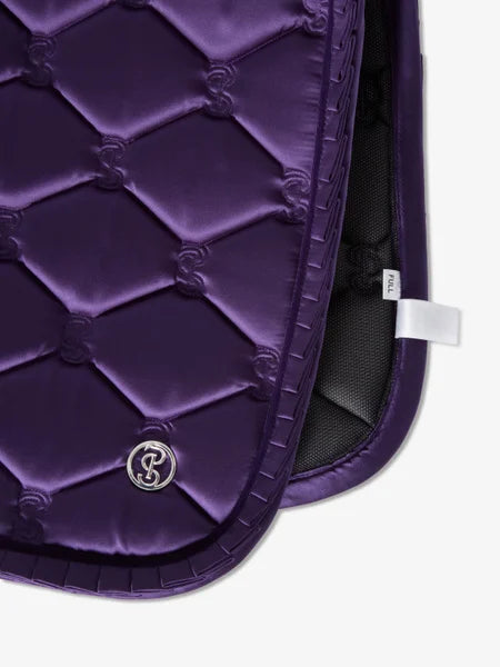 PS of Sweden ruffle Eclipse purple dressage saddlepad