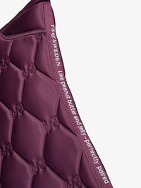 PS of Sweden ruffle Plum dressage saddlepad