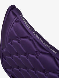 PS of Sweden ruffle Eclipse purple dressage saddlepad