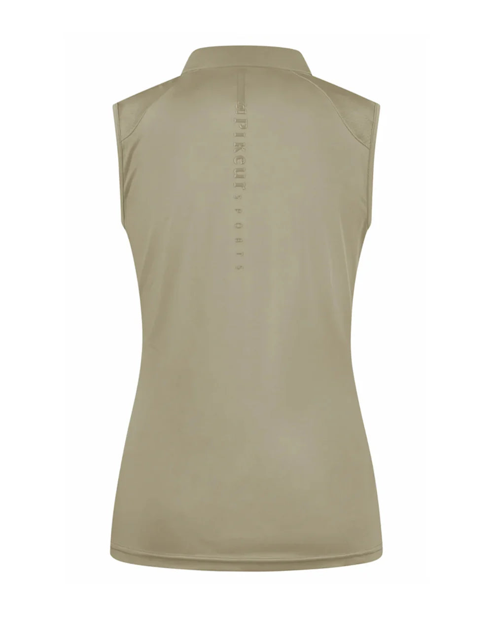 Pikeur Jarla sleeveless polo in light moss