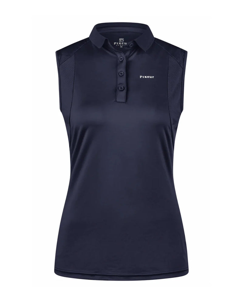 Pikeur Jarla sleeveless polo in Navy