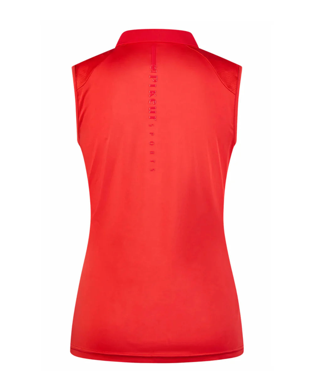 Pikeur Jarla sleeveless polo in red