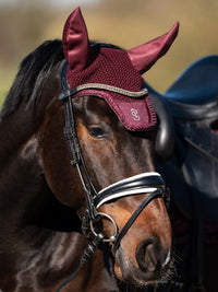 PS of Sweden ruffle Fly veil in Plum