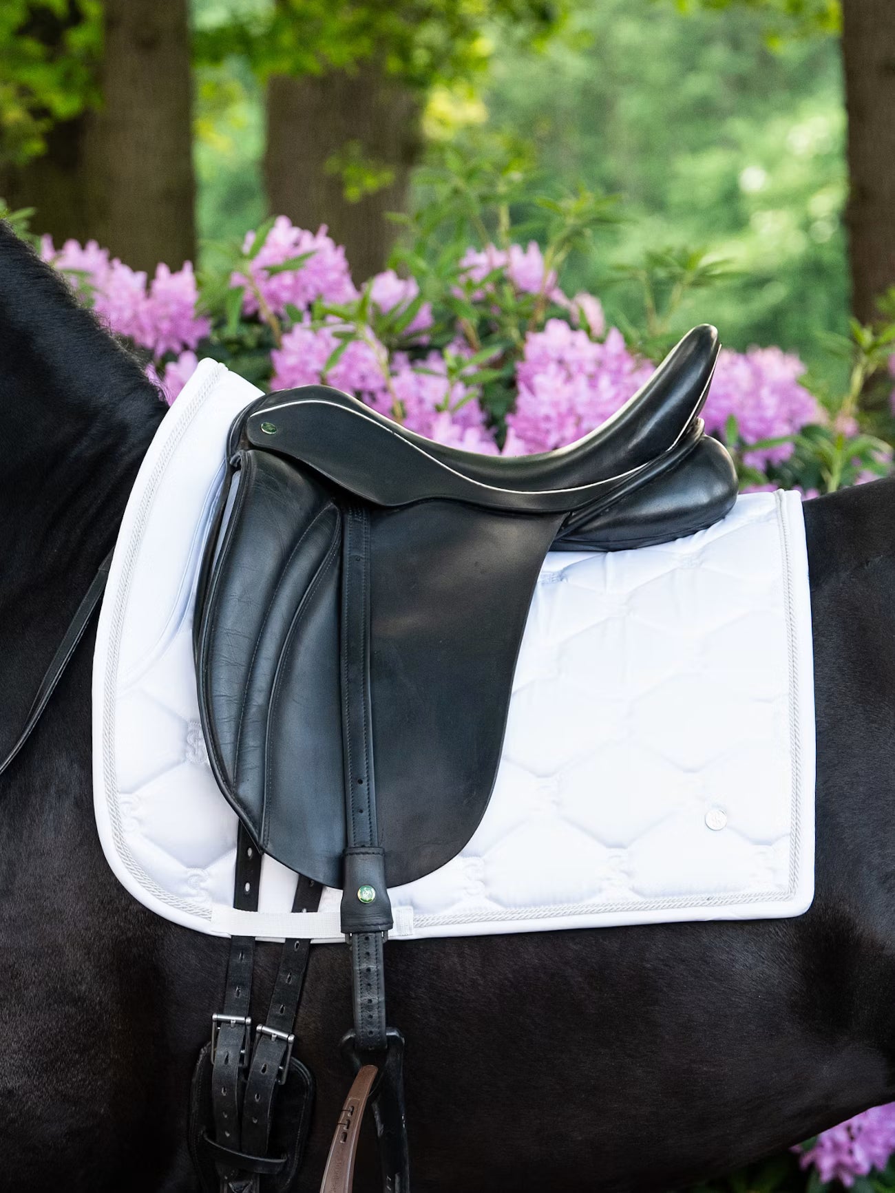 PS of Sweden Signature white dressage saddlepad