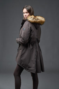Catago Amy waterproof Ladies Parka Jacket - After Dark