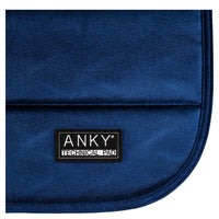 Anky Twilight blue Velvet wave dressage saddlepad