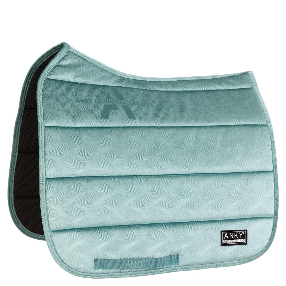 Anky Canal Blue Velvet wave dressage saddlepad