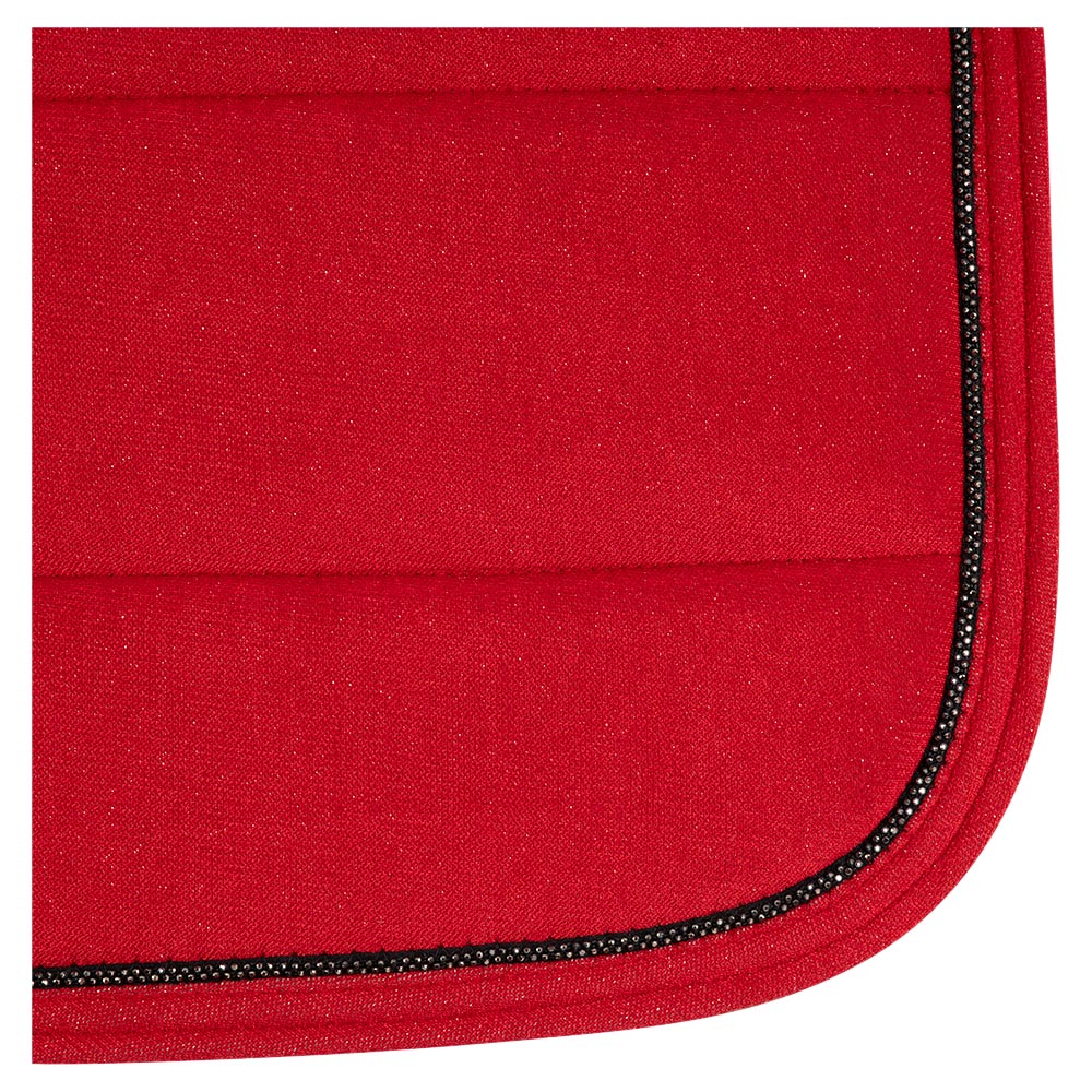 Anky equestrian red Velvet dressage saddlepad