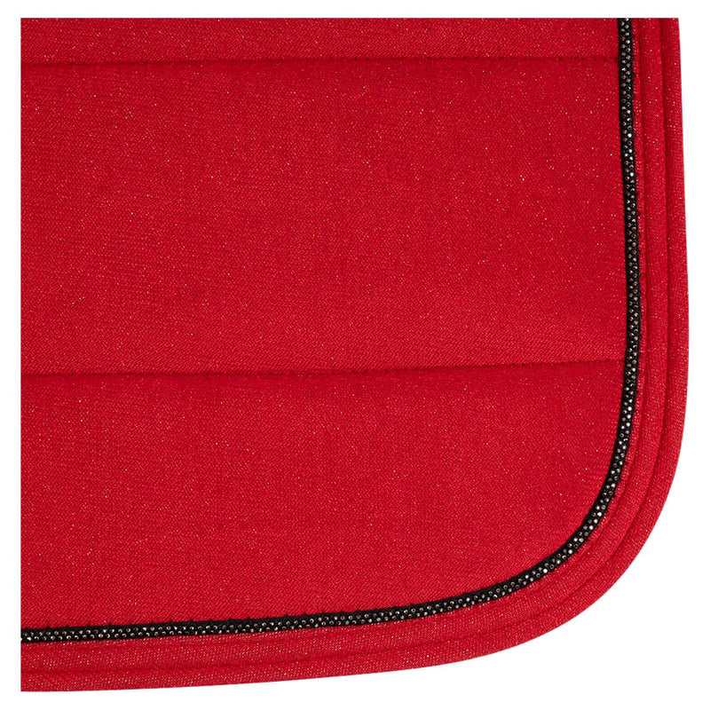 Anky equestrian red Velvet dressage saddlepad