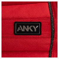 Anky equestrian red Velvet dressage saddlepad