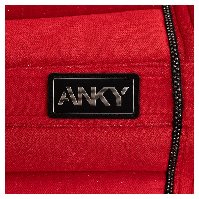 Anky equestrian red Velvet dressage saddlepad