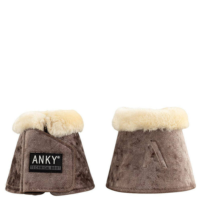 Anky jubilee velvet crystal rose sheepskin overreach boots