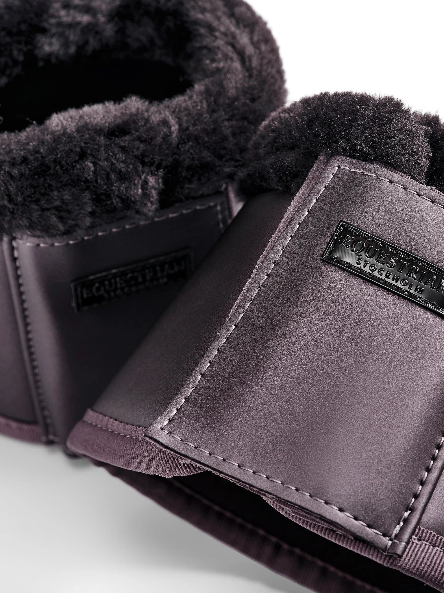 Equestrian Stockholm dark violet bell boots