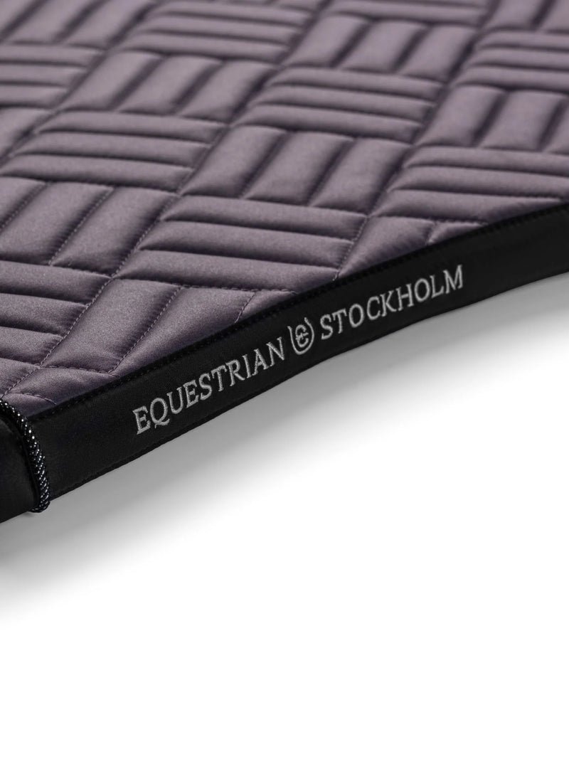 Equestrian Stockholm Dark Violet modern dressage saddlepad