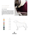 Kentucky Bordeaux heavy fleece dog rug