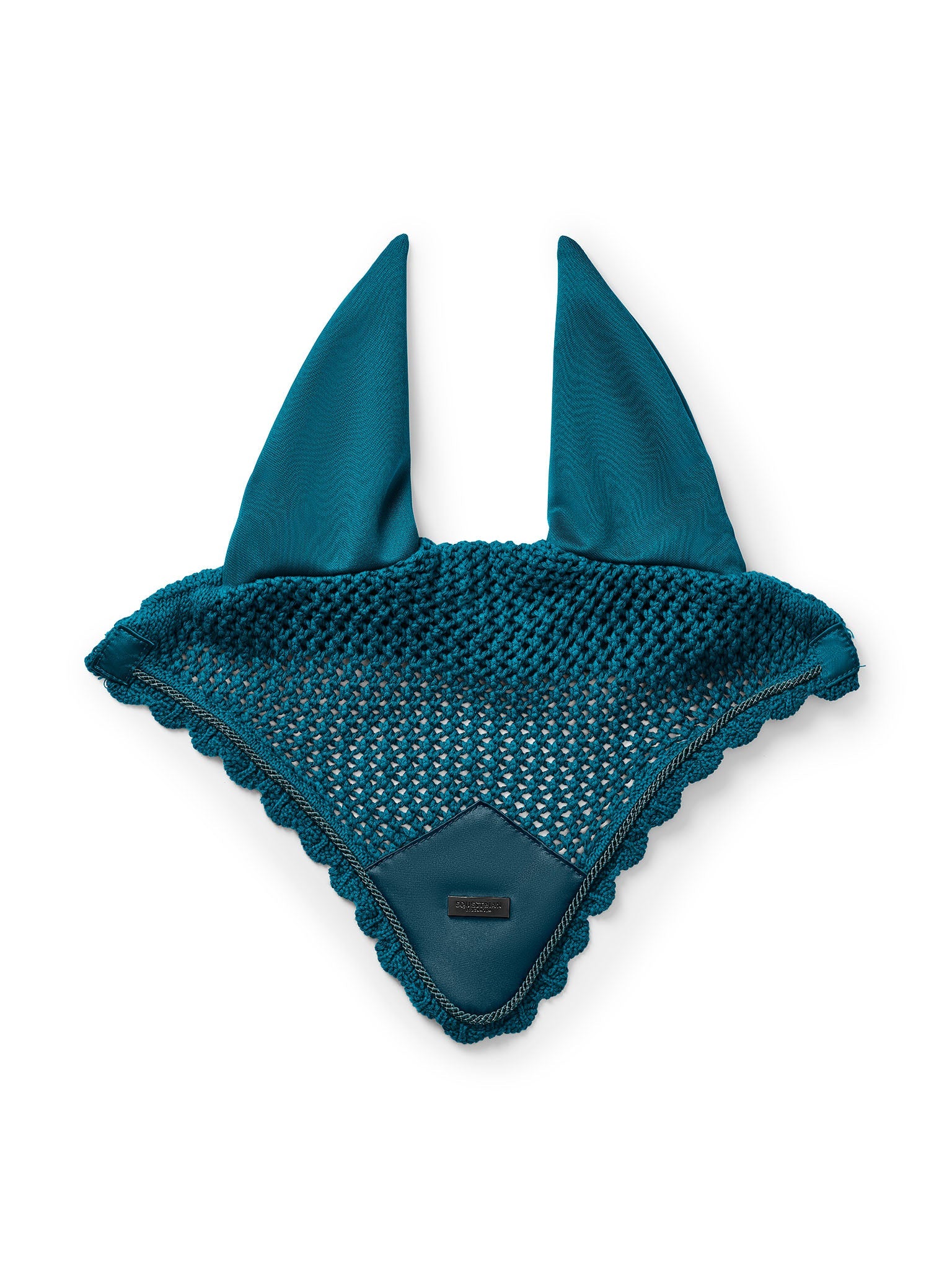 Equestrian stockholm teal blue fly veil