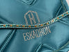 Equiture Alternating Blue Zircon, Indicolite and Sunrise browband