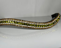 Equiture Olivine, clear and smoked topaz- Full, megabling curve, Havana