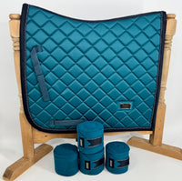 Equestrian Stockholm Aurora blue dressage set