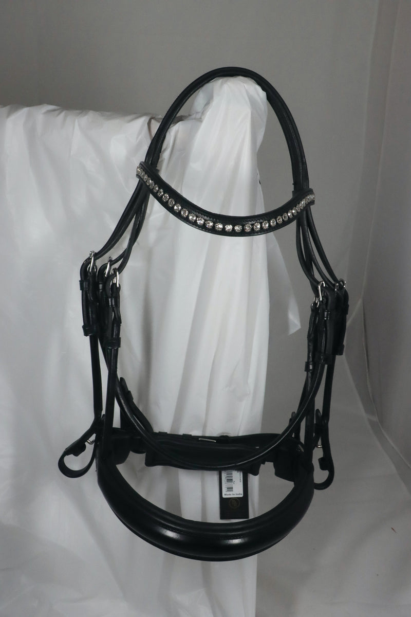 BR rolled double bridle