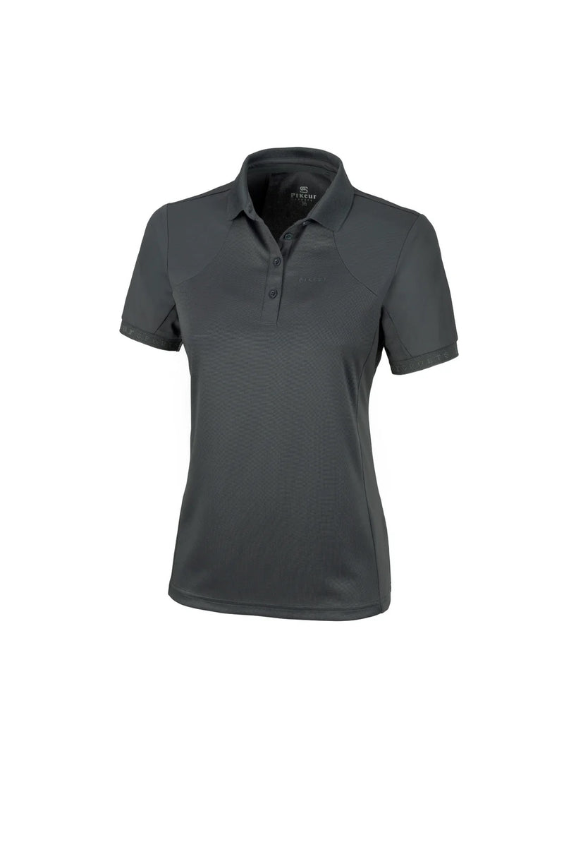 Pikeur Dasha polo shirt in Dark grey