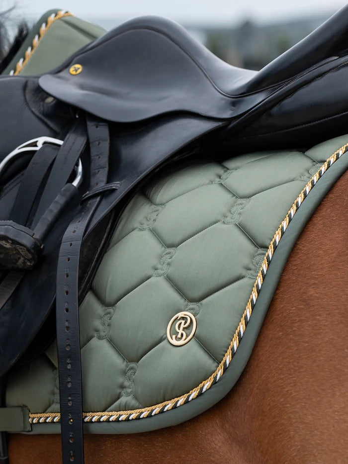 PS of Sweden Vintage green signature Jump saddlepad